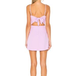 NEW PERFECT CONDITION - Superdown from Revolve - Emma Tie Back Dress in Lavender